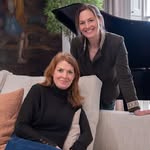 The 2 founders of Bond & Hicks interior design